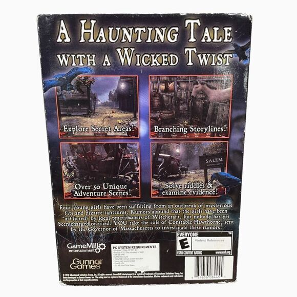 HIDDEN Mysteries: Salem Secrets Witch Trials of 1692 2010 PC Video Game - Picture 2 of 14